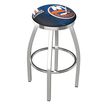 L8C2C New York Islanders 30 Swivel Bar Stool With Chrome Finish